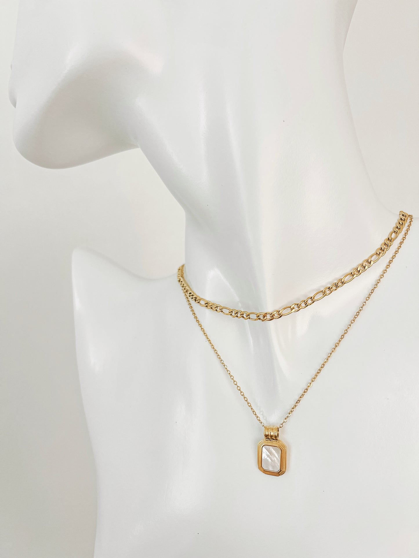 Crete Double Chain Necklace